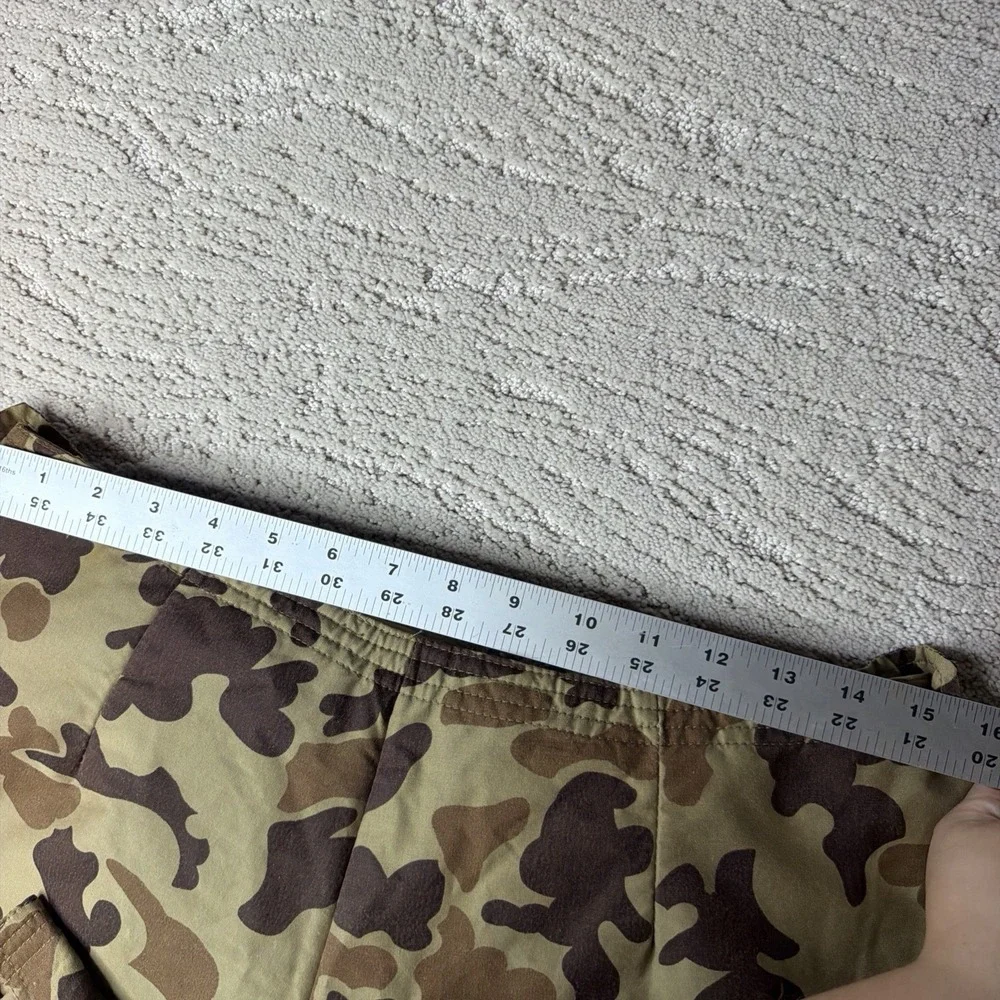 Men's Vintage Orvis Size 30 Old School Duck Camo Full Zip Insulated Pants Hinton